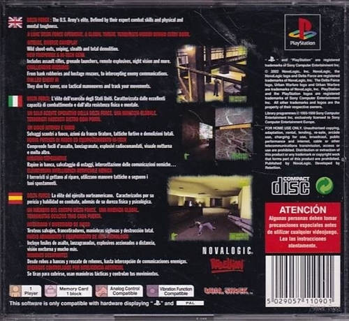 Delta Force Urban Warfare - PS1 (B Grade) (Genbrug)